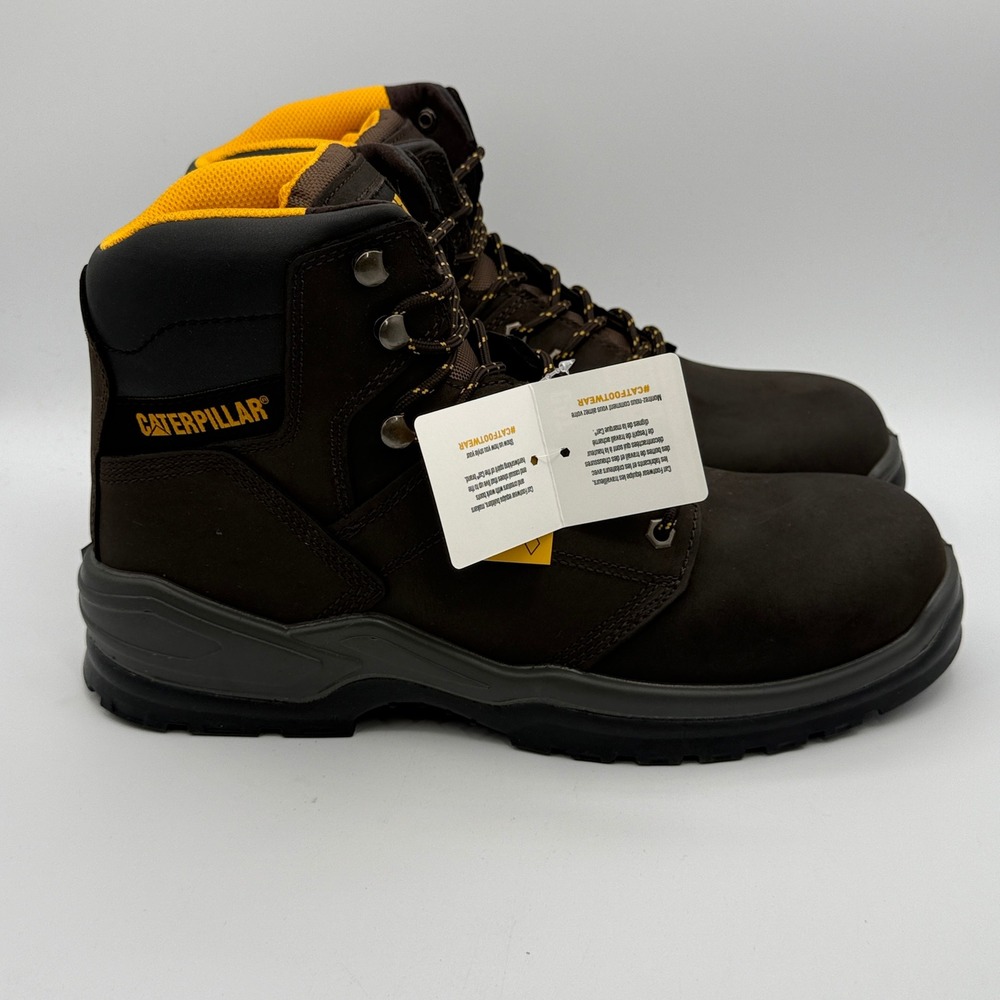 Caterpillar Striver Shoes Men Size 13 Brown Work P51088